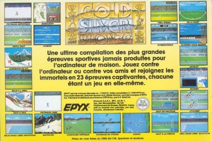 Gold Silver Bronze by Epyx