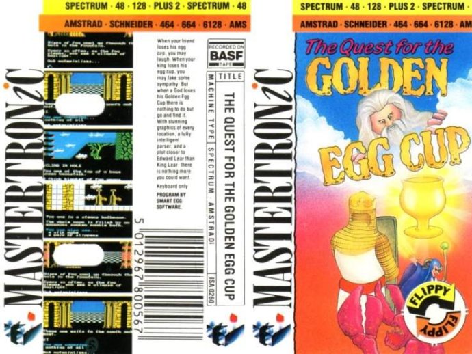 Quest for the Golden Eggcup by Mastertronic