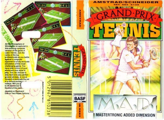 Grand Prix Tennis by Mastertronic