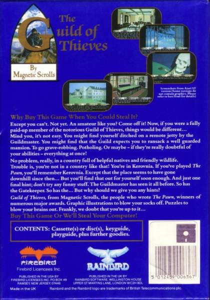 Guild Of Thieves by Rainbird