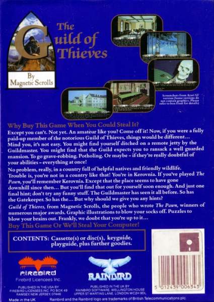 Guild of Thieves by Rainbird