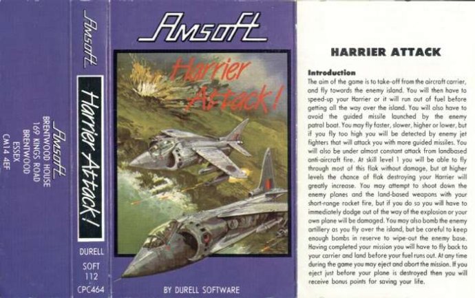 Harrier Attack by Durell Software