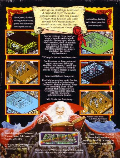 HeroQuest by Gremlin Graphics