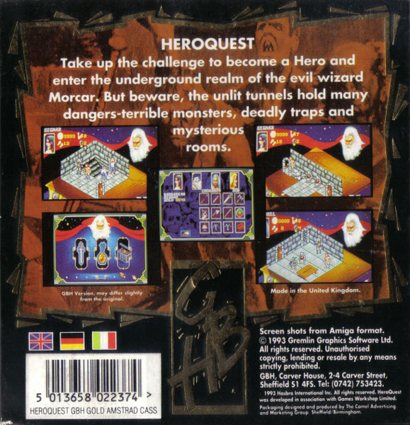 HeroQuest by Gremlin Graphics