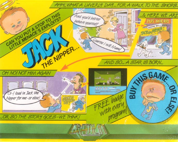 Jack The Nipper by Gremlin Graphics