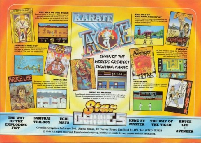 Karate Ace by Gremlin Graphics