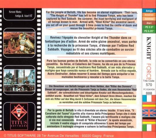 Knight Force by Titus Software