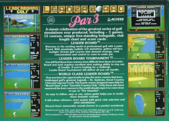 Leaderboard Par 3 by US Gold