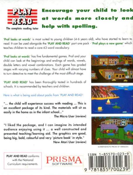 Learn To Read with Prof - Level 1 by Prisma Software