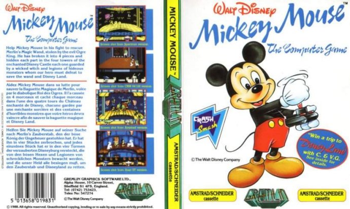 Mickey Mouse by Gremlin Graphics