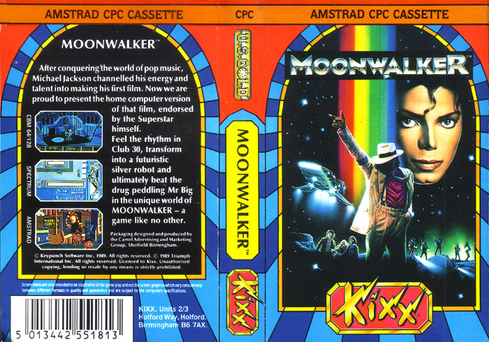 Michael Jacksons Moonwalker by US Gold