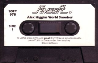Alex Higgins World Snooker by Amsoft