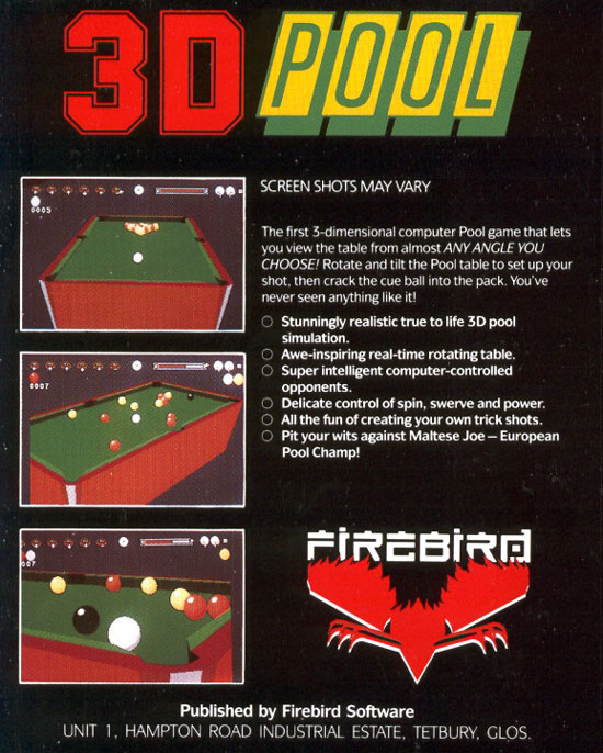 3D Pool by Firebird