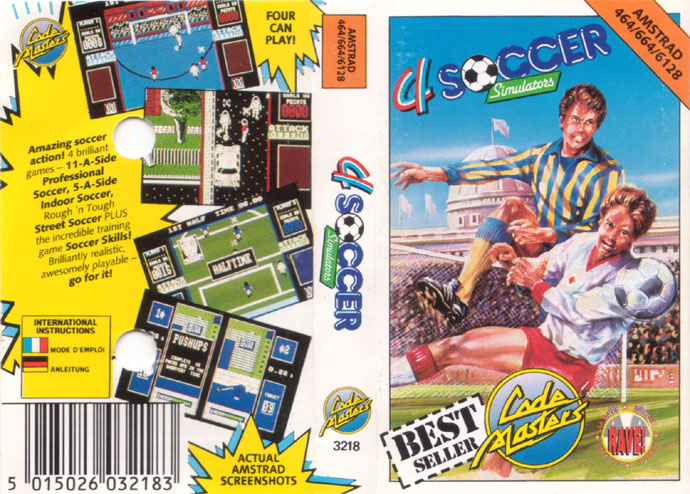 4 Soccer Simulators by Codemasters