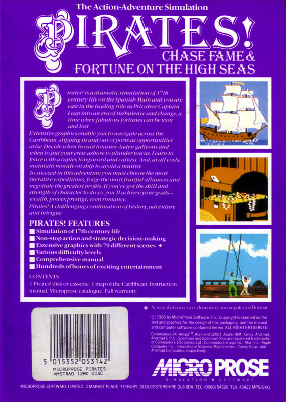 Pirates by Microprose Software