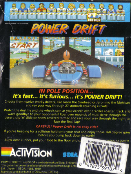 Power Drift by Sega