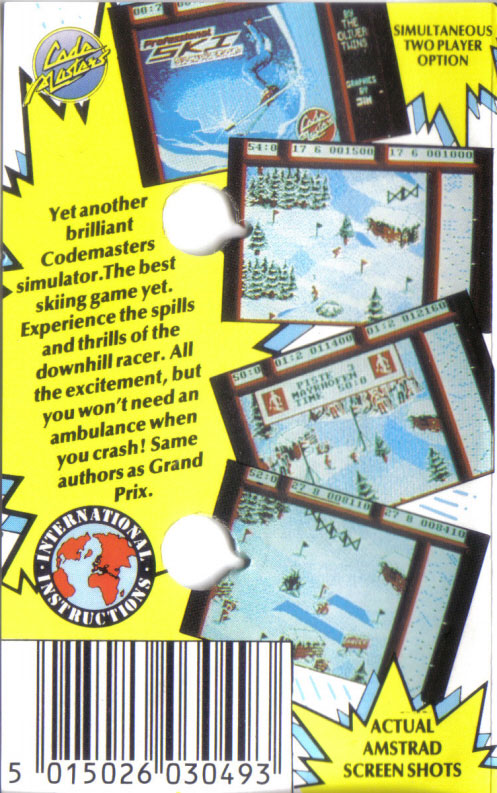 Professional Ski Simulator by Codemasters