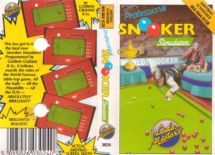 Professional Snooker Simulator by Codemasters
