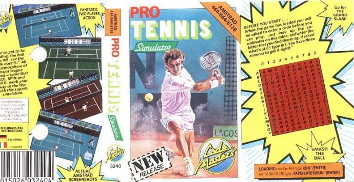 Professional Tennis Simulator by Codemasters