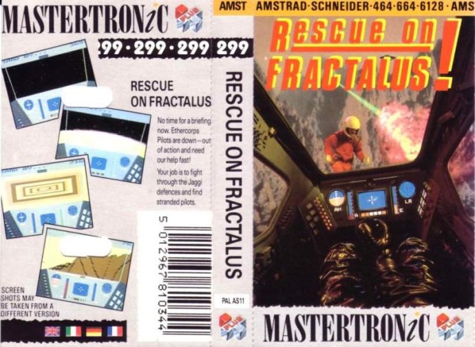Rescue On Fractalus by Mastertronic