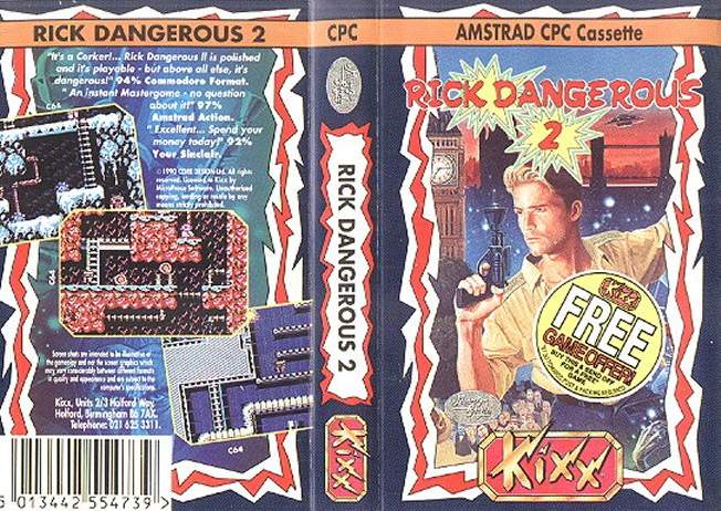 Rick Dangerous 2 by Core Design