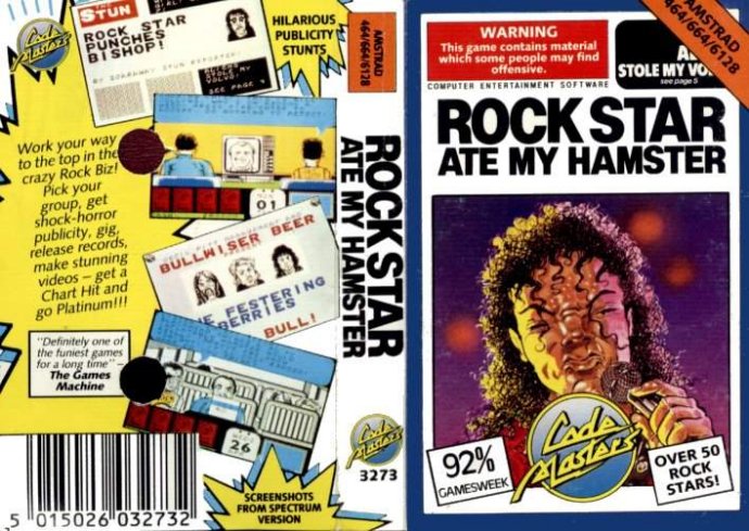 Rockstar : Ate My Hamster by Codemasters