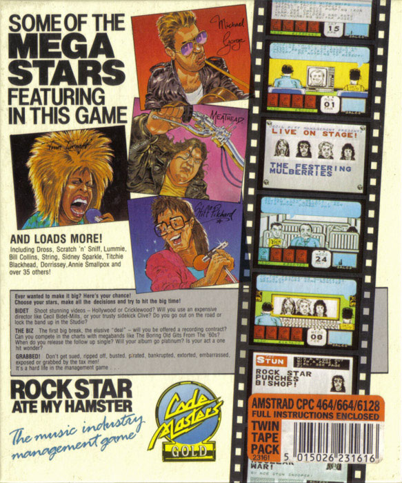 Rockstar : Ate My Hamster by Codemasters