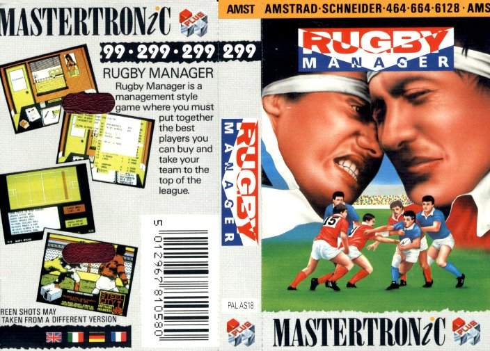 Rugby Manager by Mastertronic