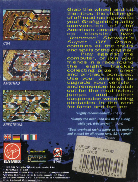 Super Off Road by Virgin Games