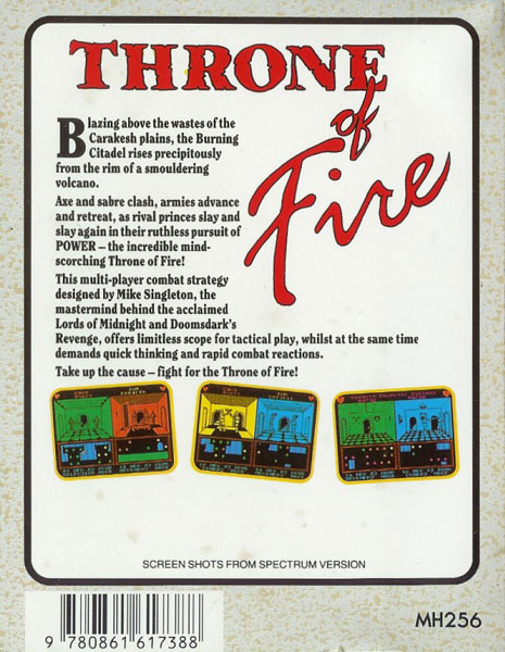 Throne of Fire by Melbourne House