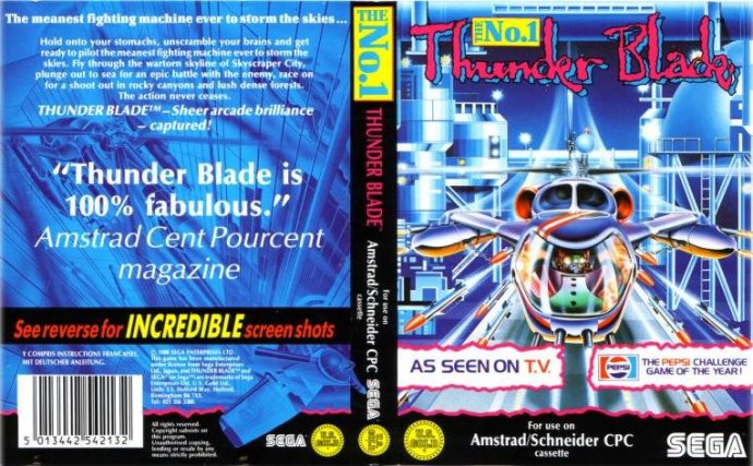 Thunder Blade by Sega