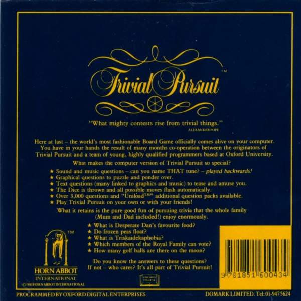 Trivial Pursuit by Domark
