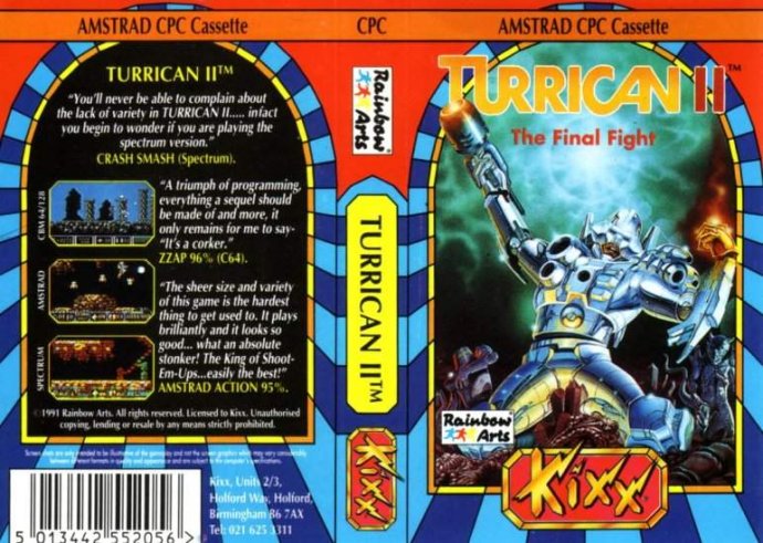 Turrican 2 by Rainbow Arts