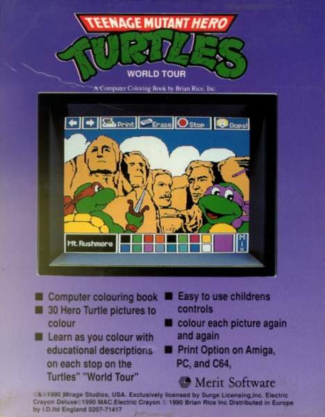 Teenage Mutant Hero Turtles : World Tour by Merit Software