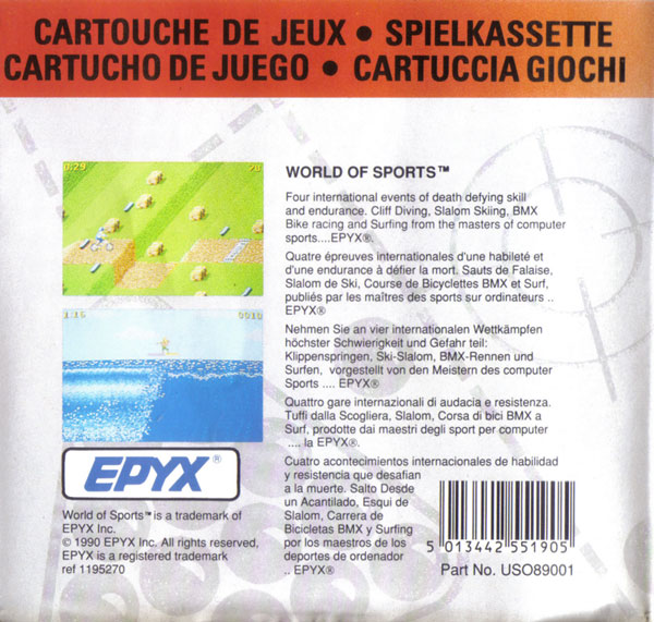 World Of Sports (Cartridge) by Epyx