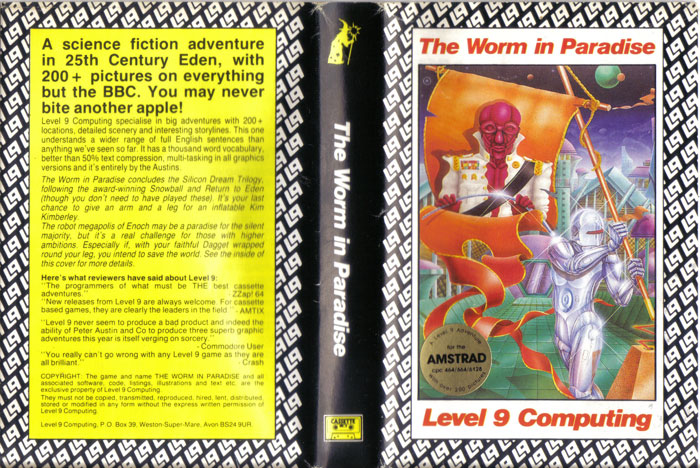 The Worm In Paradise by Level 9 Computing Ltd