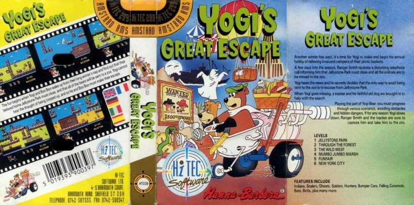 Yogis Great Escape by Hi-Tec Software