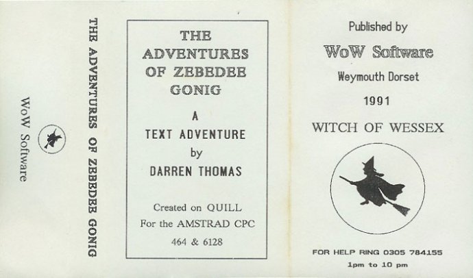 The Adventures of Zebedee Gonig by WoW Software