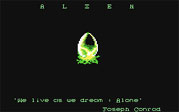 Alien Commodore 64 Loading Screen