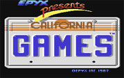 California Games Commodore 64 Loading Screen