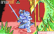 Camelot Warriors Commodore 64 Loading Screen
