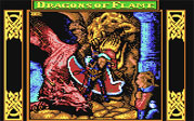 Dragons of Flame Commodore 64 Loading Screen