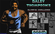 Daley Thompsons Olympic Challenge Commodore 64 Loading Screen