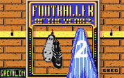 Footballer of the Year 2 Commodore 64 Loading Screen