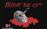 Friday the 13th Commodore 64 Loading Screen
