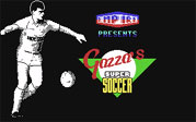 Gazzas Super Soccer Commodore 64 Loading Screen