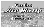 GeeBee Air Rally Commodore 64 Loading Screen