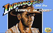 Indiana Jones And The Temple of Doom Commodore 64 Loading Screen