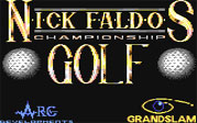 Nick Faldo Plays The Open Commodore 64 Loading Screen