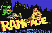 Rampage Commodore 64 Loading Screen